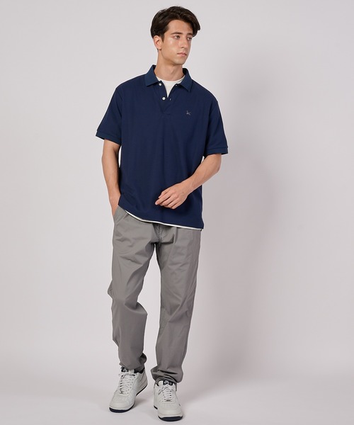 Eddie Bauer(エディーバウアー)の「フィールド 半袖ポロシャツ(ポロシャツ・メンズ・ホワイト/ブラック/ネイビー/杢グレー/ブルー/オレンジ・XL/L/M/S/XXL)」の14枚目の写真