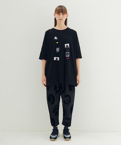 STOF（ストフ）の「PATCH Tee（Tシャツ/カットソー・メンズ・ブラック/ホワイト・M/S）」の6枚目の写真