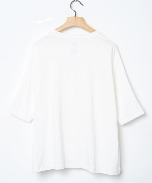 STOF（ストフ）の「PATCH Tee（Tシャツ/カットソー・メンズ・ブラック/ホワイト・M/S）」の9枚目の写真