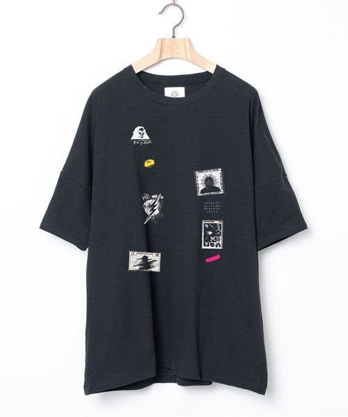 STOF（ストフ）の「PATCH Tee（Tシャツ/カットソー・メンズ・ブラック/ホワイト・M/S）」の10枚目の写真