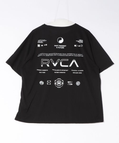 RVCA(ルーカ)の「RVCA/ルーカ 半袖 Tシャツ ロゴ バックプリント 速乾 軽量 ストレッチ セットアップ対応 BG04A222(Tシャツ/カットソー・メンズ・ブラック/ホワイト・L/M/S)」の3枚目の写真