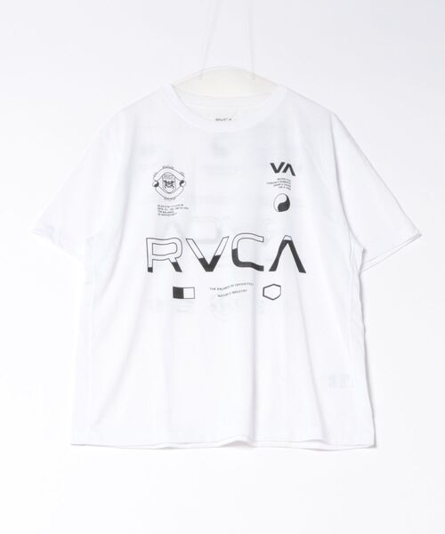 RVCA(ルーカ)の「RVCA/ルーカ 半袖 Tシャツ ロゴ バックプリント 速乾 軽量 ストレッチ セットアップ対応 BG04A222(Tシャツ/カットソー・メンズ・ブラック/ホワイト・L/M/S)」の12枚目の写真