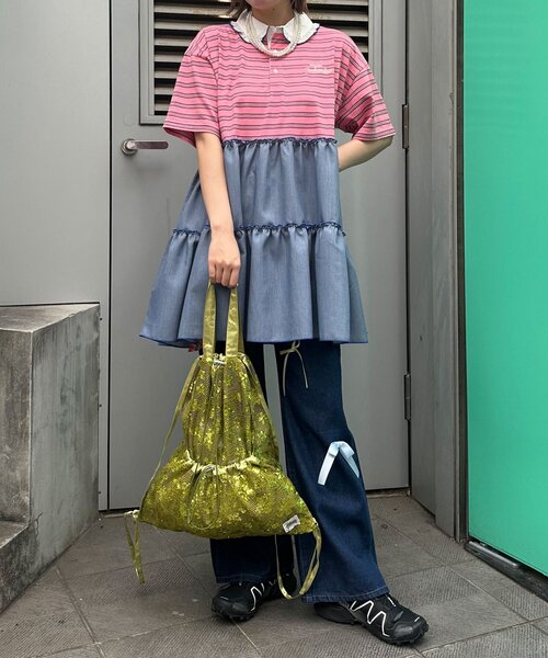 HELLO.SANFRANCISCO(ハローサンフランシスコ)の「【HELLO.SANFRANCISCO/ハローサンフランシスコ】スパンコールナップサック(バックパック/リュック・レディース・サックスブルー/グリーン/パープル・ONE SIZE)」の21枚目の写真