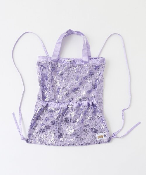 HELLO.SANFRANCISCO(ハローサンフランシスコ)の「【HELLO.SANFRANCISCO/ハローサンフランシスコ】スパンコールナップサック(バックパック/リュック・レディース・サックスブルー/グリーン/パープル・ONE SIZE)」の14枚目の写真