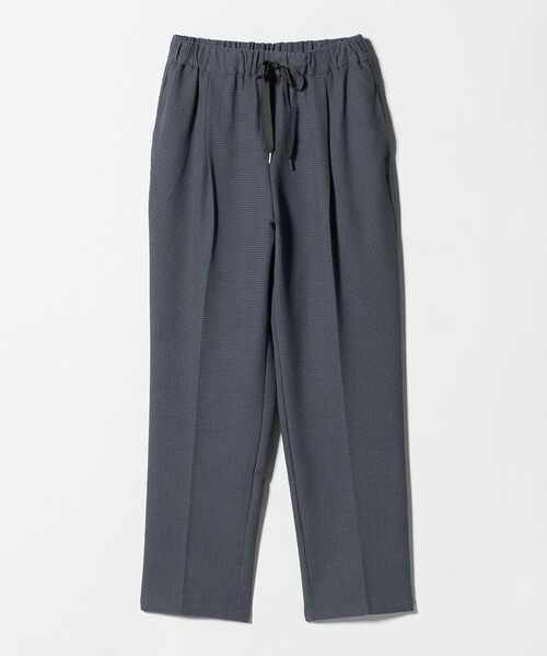 A DAY IN THE LIFE UNITED ARROWS(アデイインザライフユナイテッドアローズ)の「サッカー タックイージー テーパードパンツ <A DAY IN THE LIFE>(その他パンツ・レディース・その他2/その他1/ダークグレー/ブラック・M/S)」の14枚目の写真