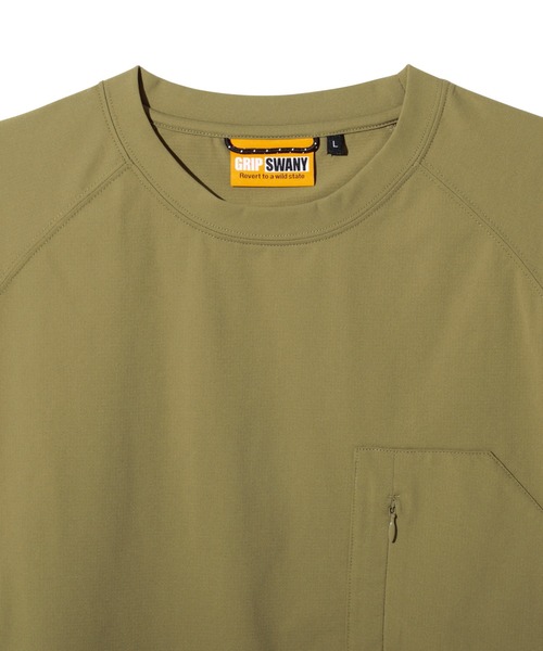 GRIP SWANY(グリップスワニー)の「【GSMCT-113】 GS AIRFLOW TEE 2.0(Tシャツ/カットソー・メンズ・ブラック/サンドベージュ/ライトグレー/オリーブ/オレンジ系その他・M/S/XL/L/XXL)」の9枚目の写真