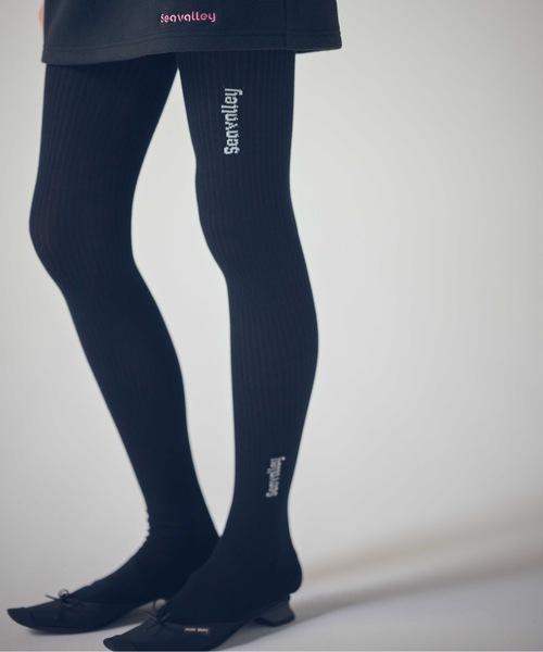 Seavalley リブタイツ ONLINE SHOP & S-STORE限定] SEA Seavalley COTTON KNIT TIGHTS
