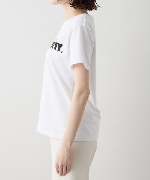 Drawing Numbers(ドローイング ナンバーズ)の「【Drawing Numbers】ボナペティプリントTシャツ(Tシャツ/カットソー・レディース・ホワイト/ブラウン・38)」の11枚目の写真