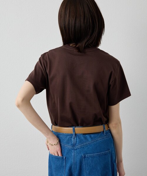 Drawing Numbers(ドローイング ナンバーズ)の「【Drawing Numbers】ボナペティプリントTシャツ(Tシャツ/カットソー・レディース・ホワイト/ブラウン・38)」の21枚目の写真