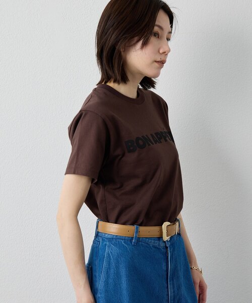 Drawing Numbers(ドローイング ナンバーズ)の「【Drawing Numbers】ボナペティプリントTシャツ(Tシャツ/カットソー・レディース・ホワイト/ブラウン・38)」の22枚目の写真