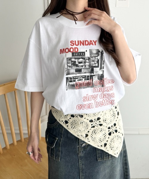 CLEA(クレア)の「グラフィック半袖Tシャツ(Tシャツ/カットソー・レディース・その他2/その他7/その他8/その他1/その他5/その他4/その他3/その他6/その他9/その他10・FREE)」の1枚目の写真
