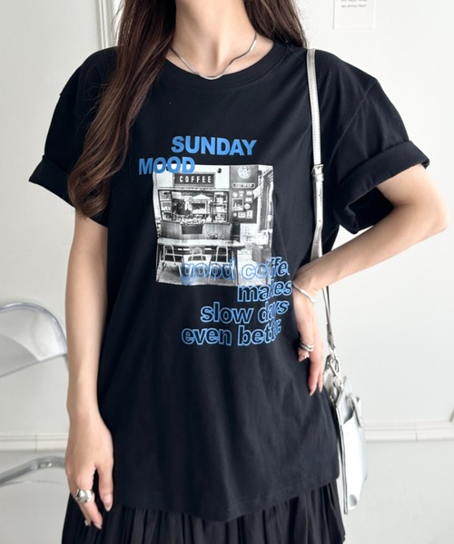 CLEA(クレア)の「グラフィック半袖Tシャツ(Tシャツ/カットソー・レディース・その他2/その他7/その他8/その他1/その他5/その他4/その他3/その他6/その他9/その他10・FREE)」の2枚目の写真