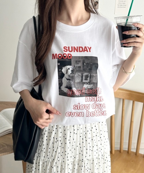 CLEA(クレア)の「グラフィック半袖Tシャツ(Tシャツ/カットソー・レディース・その他2/その他7/その他8/その他1/その他5/その他4/その他3/その他6/その他9/その他10・FREE)」の3枚目の写真