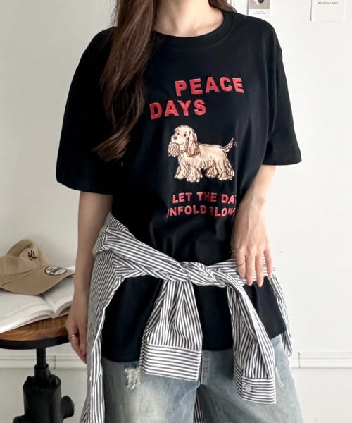 CLEA(クレア)の「グラフィック半袖Tシャツ(Tシャツ/カットソー・レディース・その他2/その他7/その他8/その他1/その他5/その他4/その他3/その他6/その他9/その他10・FREE)」の6枚目の写真