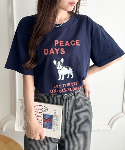 CLEA(クレア)の「グラフィック半袖Tシャツ(Tシャツ/カットソー・レディース・その他2/その他7/その他8/その他1/その他5/その他4/その他3/その他6/その他9/その他10・FREE)」の8枚目の写真