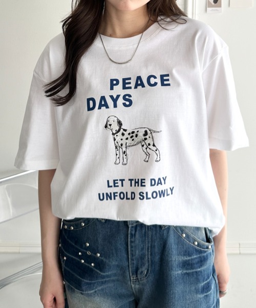 CLEA(クレア)の「グラフィック半袖Tシャツ(Tシャツ/カットソー・レディース・その他2/その他7/その他8/その他1/その他5/その他4/その他3/その他6/その他9/その他10・FREE)」の9枚目の写真