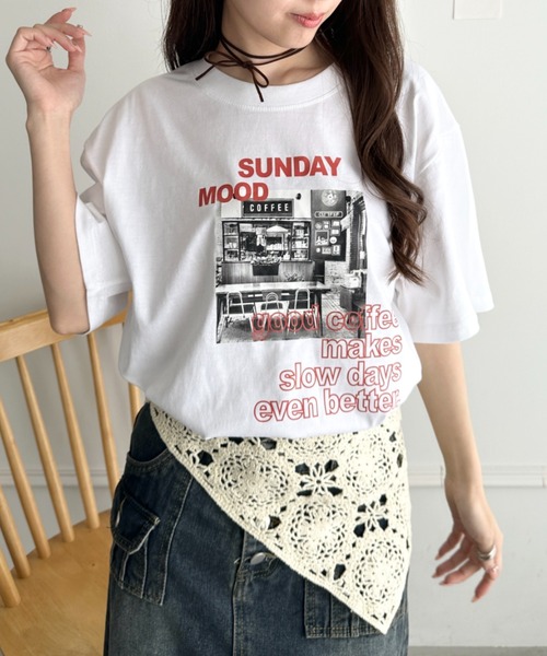 CLEA(クレア)の「グラフィック半袖Tシャツ(Tシャツ/カットソー・レディース・その他2/その他7/その他8/その他1/その他5/その他4/その他3/その他6/その他9/その他10・FREE)」の11枚目の写真