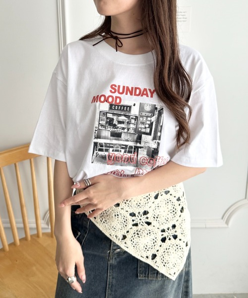 CLEA(クレア)の「グラフィック半袖Tシャツ(Tシャツ/カットソー・レディース・その他2/その他7/その他8/その他1/その他5/その他4/その他3/その他6/その他9/その他10・FREE)」の12枚目の写真