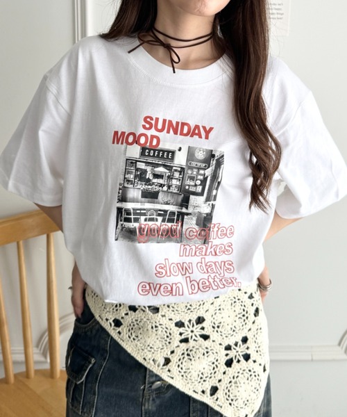 CLEA(クレア)の「グラフィック半袖Tシャツ(Tシャツ/カットソー・レディース・その他2/その他7/その他8/その他1/その他5/その他4/その他3/その他6/その他9/その他10・FREE)」の13枚目の写真