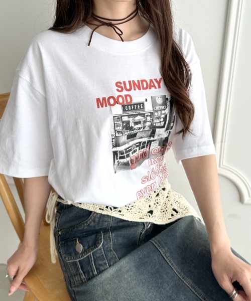 CLEA(クレア)の「グラフィック半袖Tシャツ(Tシャツ/カットソー・レディース・その他2/その他7/その他8/その他1/その他5/その他4/その他3/その他6/その他9/その他10・FREE)」の14枚目の写真