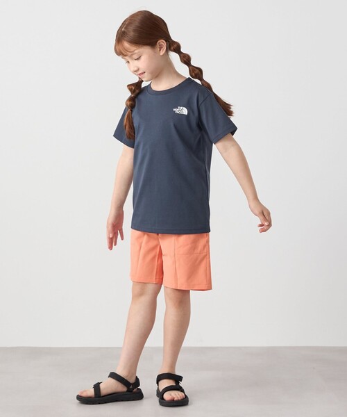SHIPS any（シップス エニィ）の「THE NORTH FACE: スクエア バンダナ  バックプリント ロゴ Tシャツ 26SS<KIDS>（Tシャツ/カットソー・キッズ・ブラック/ホワイト/ネイビー・130/140/16/150）」の10枚目の写真