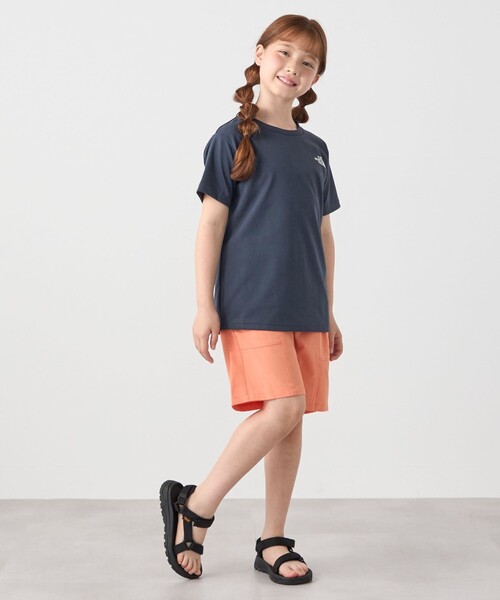 SHIPS any（シップス エニィ）の「THE NORTH FACE: スクエア バンダナ  バックプリント ロゴ Tシャツ 26SS<KIDS>（Tシャツ/カットソー・キッズ・ブラック/ホワイト/ネイビー・130/140/16/150）」の11枚目の写真