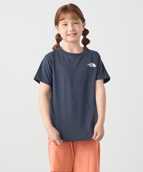 SHIPS any（シップス エニィ）の「THE NORTH FACE: スクエア バンダナ  バックプリント ロゴ Tシャツ 26SS<KIDS>（Tシャツ/カットソー・キッズ・ブラック/ホワイト/ネイビー・130/140/16/150）」の13枚目の写真
