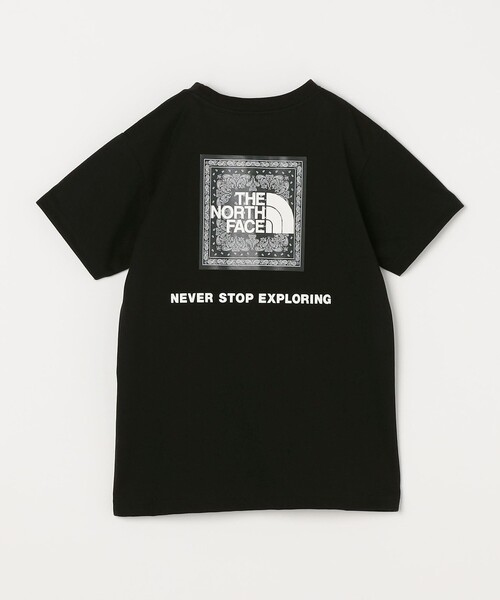 SHIPS any（シップス エニィ）の「THE NORTH FACE: スクエア バンダナ  バックプリント ロゴ Tシャツ 26SS<KIDS>（Tシャツ/カットソー・キッズ・ブラック/ホワイト/ネイビー・130/140/16/150）」の20枚目の写真