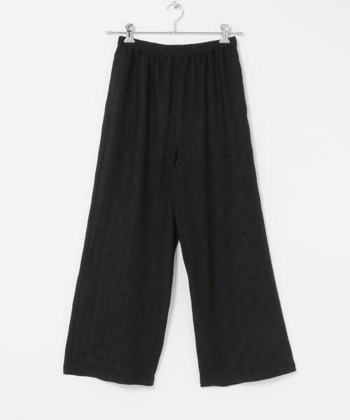 ITEMS URBANRESEARCH（アイテムズ アーバンリサーチ）の「ストレッチレースイージーパンツ（その他パンツ・レディース・ブラウン/ブラック/ホワイト系その他・FREE）」の7枚目の写真