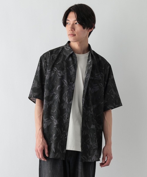 GLOBAL WORK（グローバルワーク）の「カイテキサマーシャツ/柄/638150（シャツ/ブラウス・メンズ・ブラック系1/ネイビー/ブラック系・X-LARGE/LARGE/MEDIUM/SMALL）」の7枚目の写真