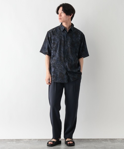 GLOBAL WORK（グローバルワーク）の「カイテキサマーシャツ/柄/638150（シャツ/ブラウス・メンズ・ブラック系1/ネイビー/ブラック系・X-LARGE/LARGE/MEDIUM/SMALL）」の11枚目の写真