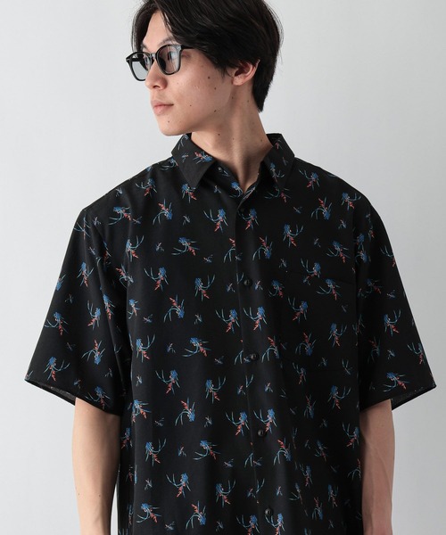 GLOBAL WORK（グローバルワーク）の「カイテキサマーシャツ/柄/638150（シャツ/ブラウス・メンズ・ブラック系1/ネイビー/ブラック系・X-LARGE/LARGE/MEDIUM/SMALL）」の21枚目の写真