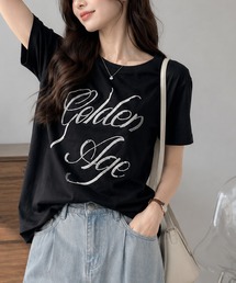 ビーズロゴTシャツ