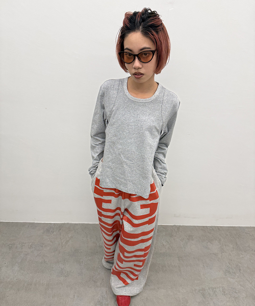 Oriens JOURNAL STANDARD（オリエンス ジャーナルスタンダード）の「《追加2》ロゴスウェットパンツ（スウェットパンツ・レディース・レッド/ブラック・FREE）」の17枚目の写真