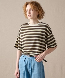 リラックス 半袖 ボーダーTシャツ
