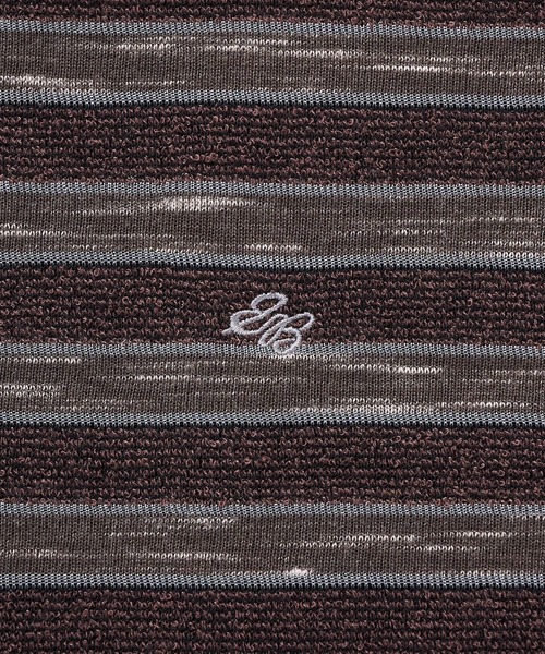 Eddie Bauer(エディーバウアー)の「リラックス 半袖 ボーダーTシャツ(Tシャツ/カットソー・レディース・ダークブラウン/オレンジ系/グリーン・L/M/XL/S)」の17枚目の写真