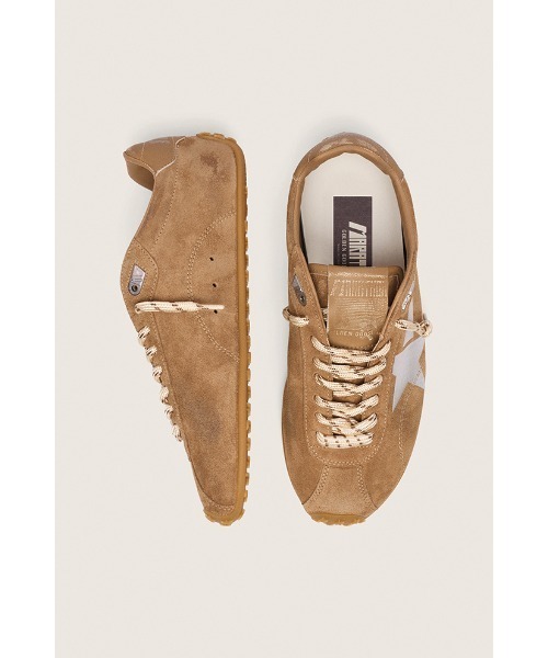 GOLDEN GOOSE(ゴールデングース)の「Marathon Speed レディース スエードアッパー(タバコ)&シルバースター(スニーカー・レディース・ブラウン・38/39/35/36/37)」の2枚目の写真