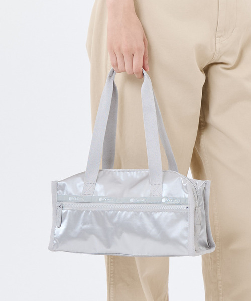 E/W SQUARE SHOULDER フロストシルバーシャイン（トートバッグ