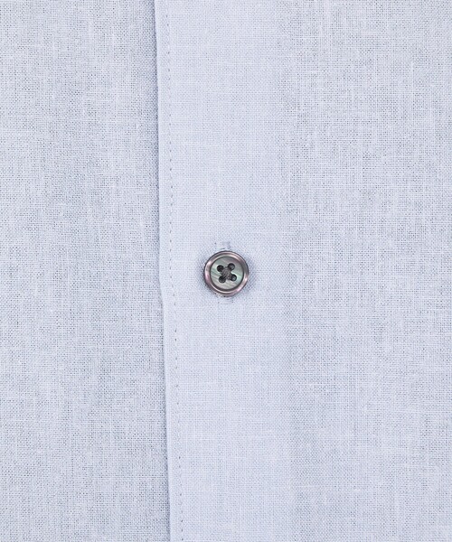 ABAHOUSE GRAY(アバハウスグレイ)の「【イージーケア】リネンブレンド バンドカラー シャツ(シャツ/ブラウス・メンズ・ホワイト/チャコールグレー/モスグリーン/サックスブルー/グレイッシュベージュ・46/50/48)」の12枚目の写真