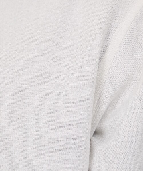 ABAHOUSE GRAY(アバハウスグレイ)の「【イージーケア】リネンブレンド バンドカラー シャツ(シャツ/ブラウス・メンズ・ホワイト/チャコールグレー/モスグリーン/サックスブルー/グレイッシュベージュ・46/50/48)」の19枚目の写真