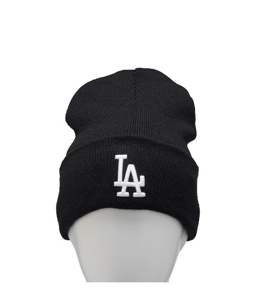 '47(フォーティーセブン)の「フォーティーセブン【’47】- ロサンゼルスドジャース キャップ【 Los Angeles Dodgers CUFF KNIT Haymaker BLACK 14858225 47A B-HYMKR12ACE-BKO】(ニットキャップ/ビーニー・メンズ・ブラック・ONE SIZE)」の4枚目の写真