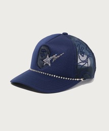 A BATHING APE | APE HEAD CRYSTAL MESH CAP(キャップ)