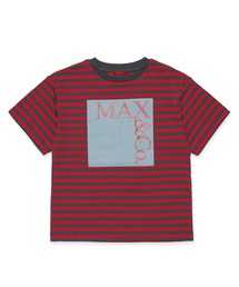 MAX&Co.(マックス アンド コー)の「Max&Co.(マックスアンドコー)Kids & Junior ブランドロゴ半袖ボーダーTシャツカットソー(Tシャツ/カットソー)」