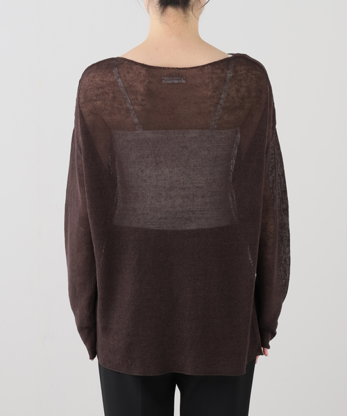 EVERYDAY I LIKE.(エヴリディアイライク)の「*LINO シアープルオーバー(ニット/セーター・レディース・ブラウン・FREE)」の9枚目の写真