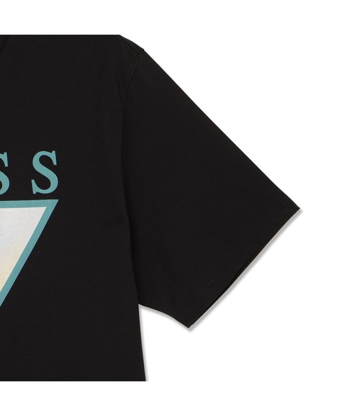 Guess(ゲス)の「SUNSET Triangle Tee(Tシャツ/カットソー・メンズ・ホワイト/ブラック・SMALL/MEDIUM/LARGE/X-LARGE/XX-LARGE)」の5枚目の写真