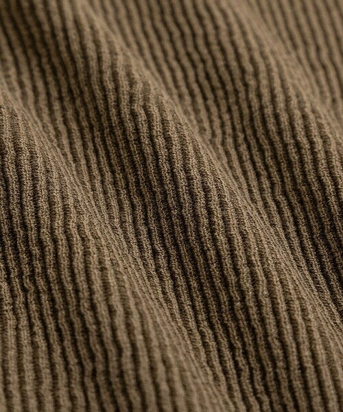 BROOKS BROTHERS(ブルックスブラザーズ)の「コットン/ナイロン ショートスリーブ ジョニーカラー サマーセーター(ニット/セーター・メンズ・ブラウン/ブラック・X-LARGE/SMALL/MEDIUM/LARGE)」の8枚目の写真