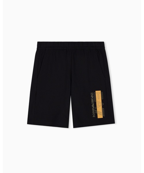 EMPORIO ARMANI EA7(エンポリオアルマーニイーエーセブン)の「<オンライン限定>【エンポリオ アルマーニ EA7】コットンジャージー ショーツ Visibility(その他パンツ・メンズ・ブラック・LARGE/X-SMALL/MEDIUM)」の2枚目の写真