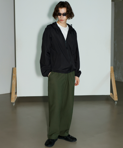 SIGNATURE（シグネチャ）の「ハーフバンディングワイドチノパンツ[カーキ]（その他パンツ・メンズ・その他・SMALL）」の3枚目の写真