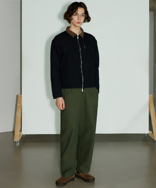 SIGNATURE（シグネチャ）の「ハーフバンディングワイドチノパンツ[カーキ]（その他パンツ・メンズ・その他・SMALL）」の7枚目の写真