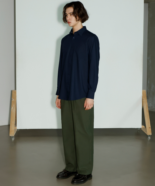 SIGNATURE（シグネチャ）の「ハーフバンディングワイドチノパンツ[カーキ]（その他パンツ・メンズ・その他・SMALL）」の10枚目の写真